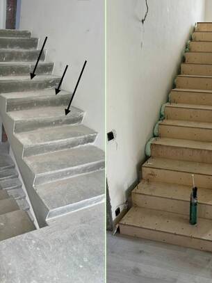 Выравнивание фанерным каркасом